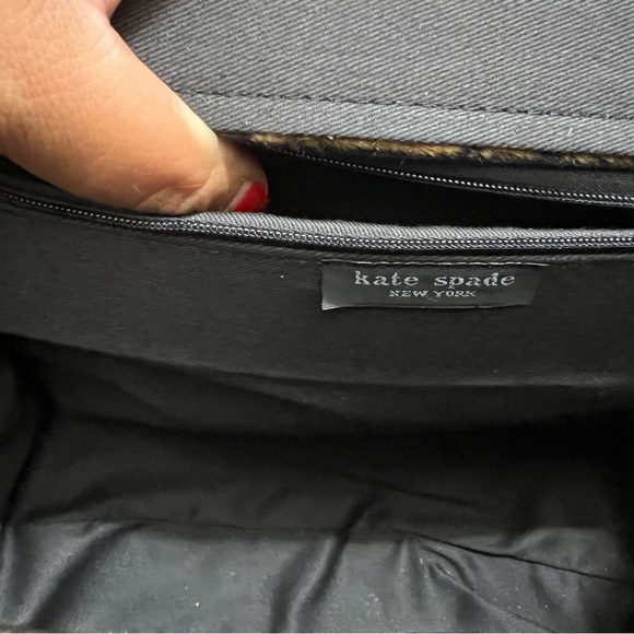 Kate Spade Rare Leopard print shoulder bag handbag tote in excellent condition - Picture 10 of 12